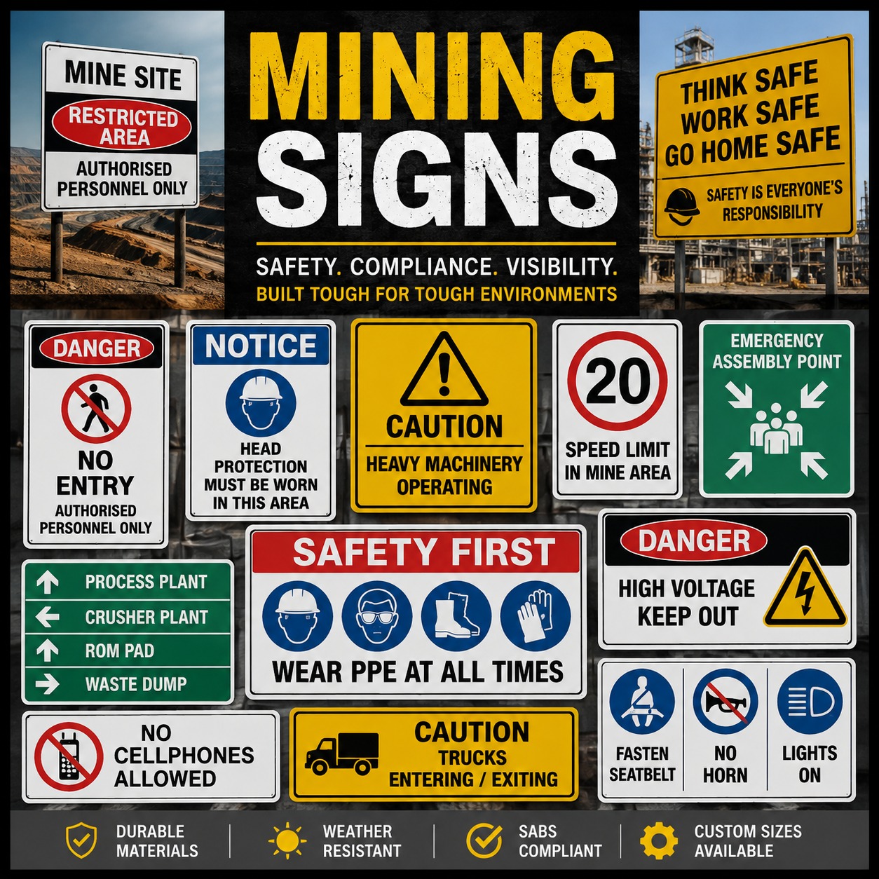 MINING SIGNS