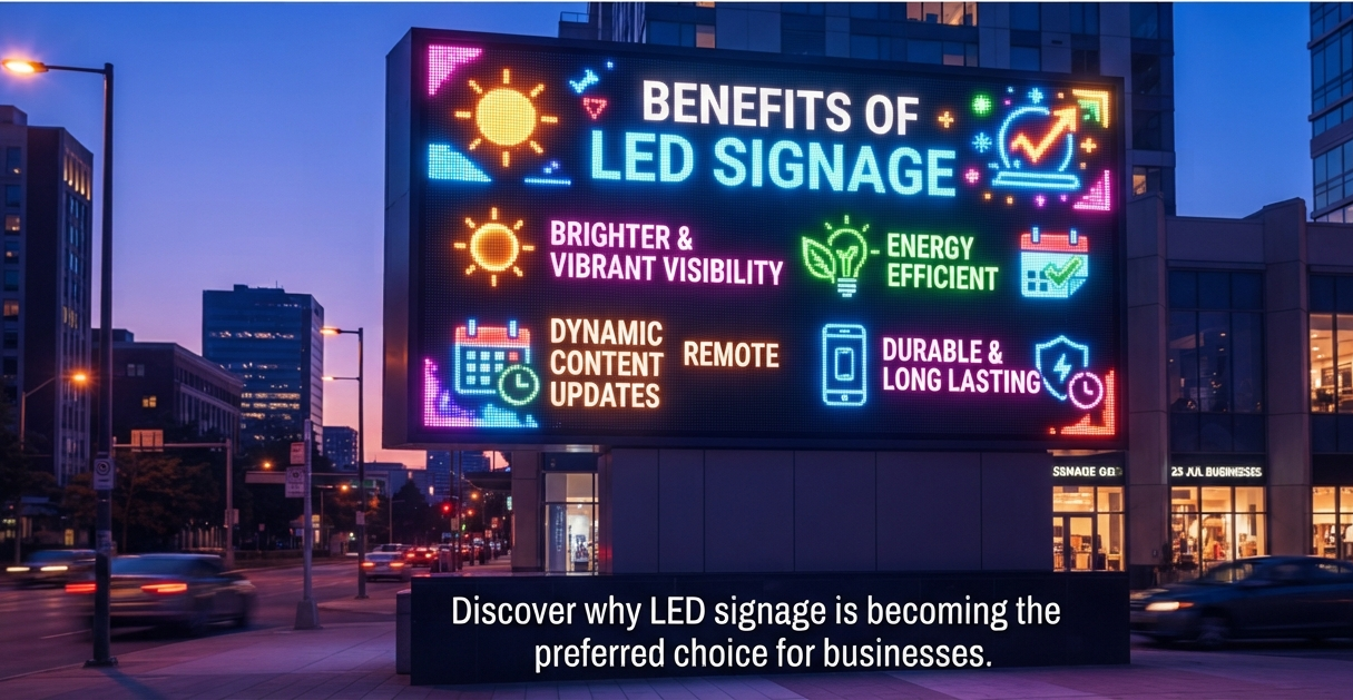 Benefits of LED Signage - Signs4SA Blog