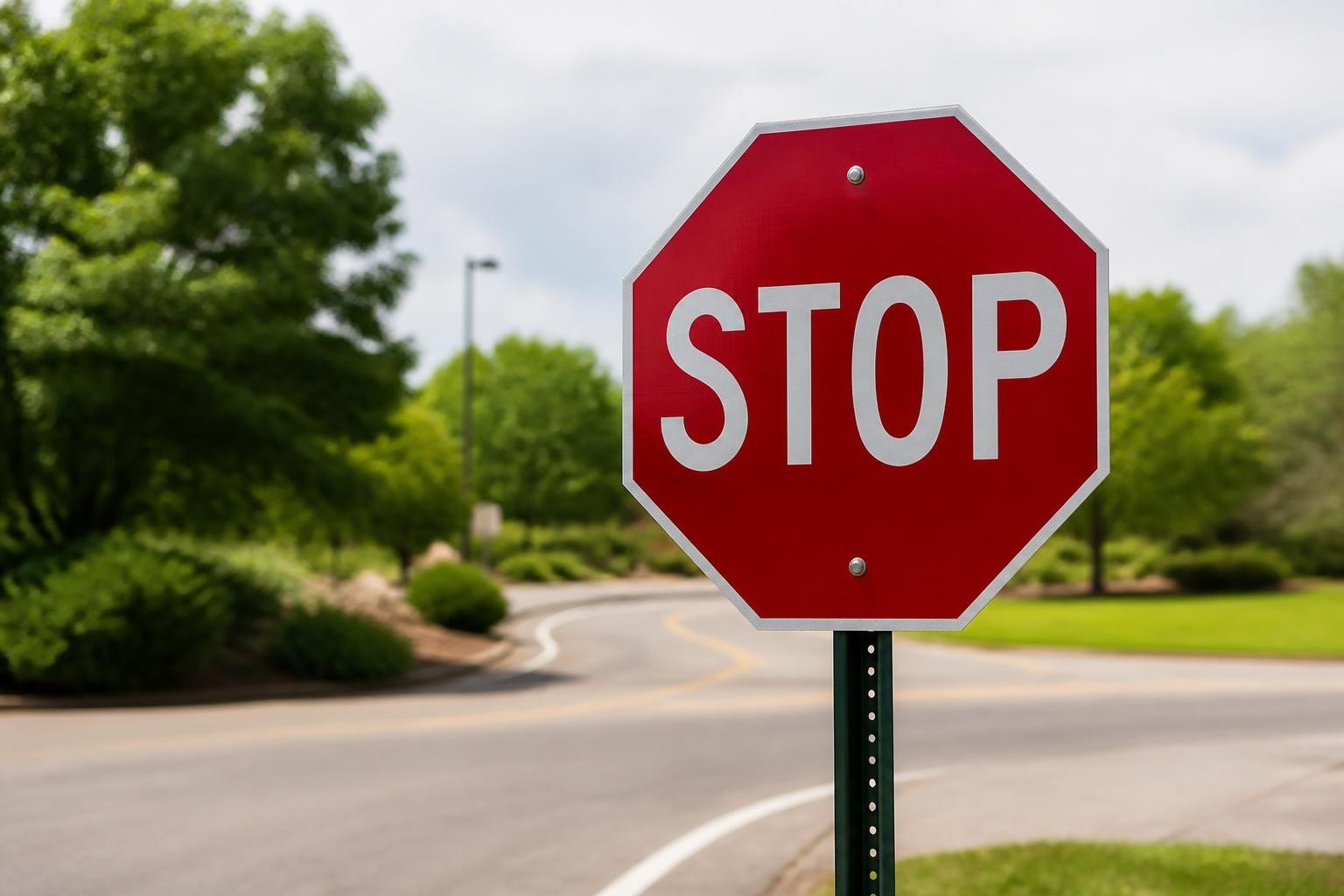 Stop Sign Standards and Placement for South Africa