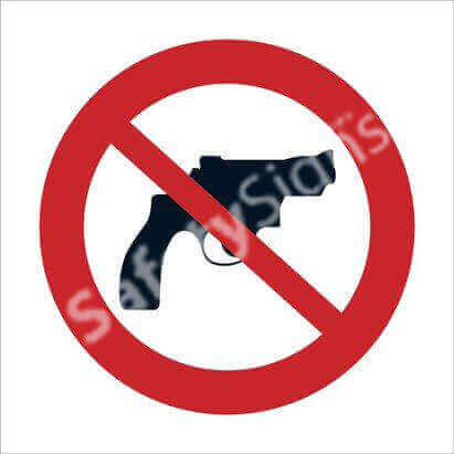 Carring of Fire Arms Prohibited